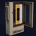 Realistic Sony Walkman Modern Realistic Sony Walkman Electronic Products Retro Old Objects Nostalgia 3d model