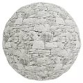 Stone Sphere Showing Various Textures 3d model