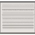 European plaster line 3d model