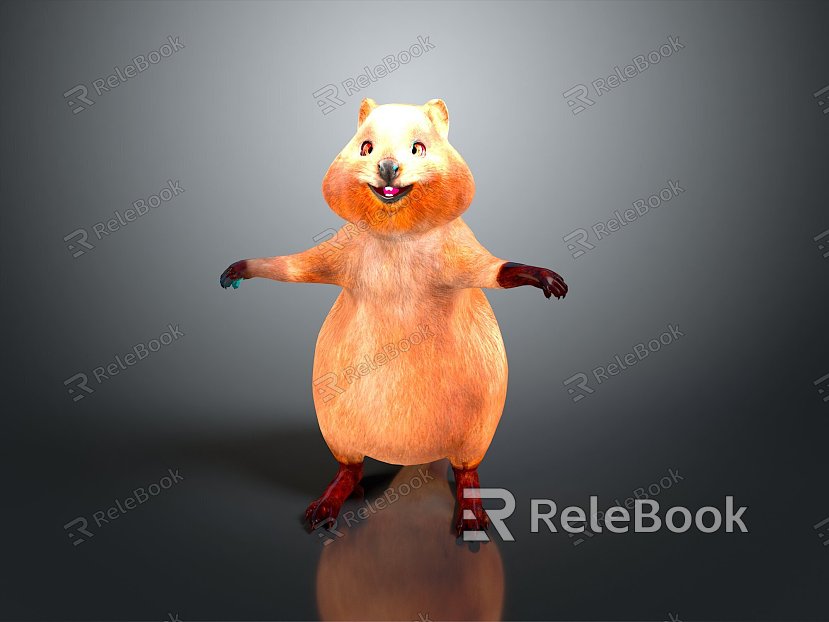 Dutch Pig Cartoon Characters Cartoon Animals Cartoon Small Animals Game Characters Virtual Characters Anime Characters model