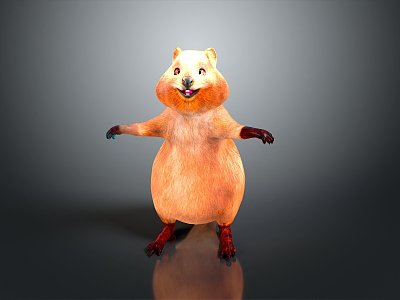 Dutch Pig Cartoon Characters Cartoon Animals Cartoon Small Animals Game Characters Virtual Characters Anime Characters model