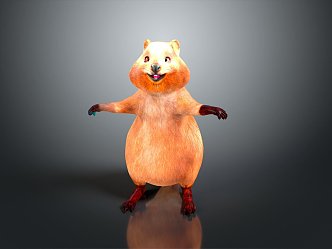 Dutch Pig Cartoon Characters Cartoon Animals Cartoon Small Animals Game Characters Virtual Characters Anime Characters 3d model