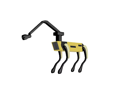 Modern robot dog robot dog robot dog robot 3d model