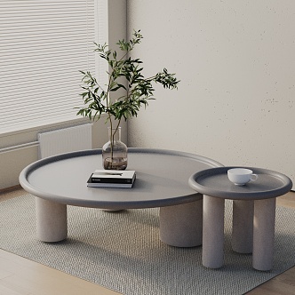 Modern coffee table 3d model