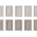 Different Styles of Kitchen Cabinet Doors in Light and Dark Gray Panel Designs
