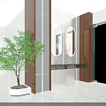 Bright Modern Spacious Restaurant With Clean Comfortable Dining Areas And Food Ordering Counters