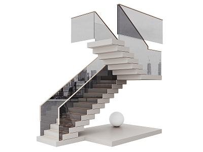 Stairs 3d model