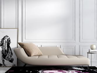 Modern chaise longue 3d model