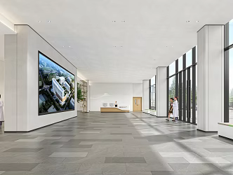 Hospital Office Hall 3d model