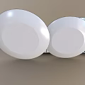 Modern Dinnerware Set With Marble Pattern Plates Bowls Mugs And Spoons 3d model