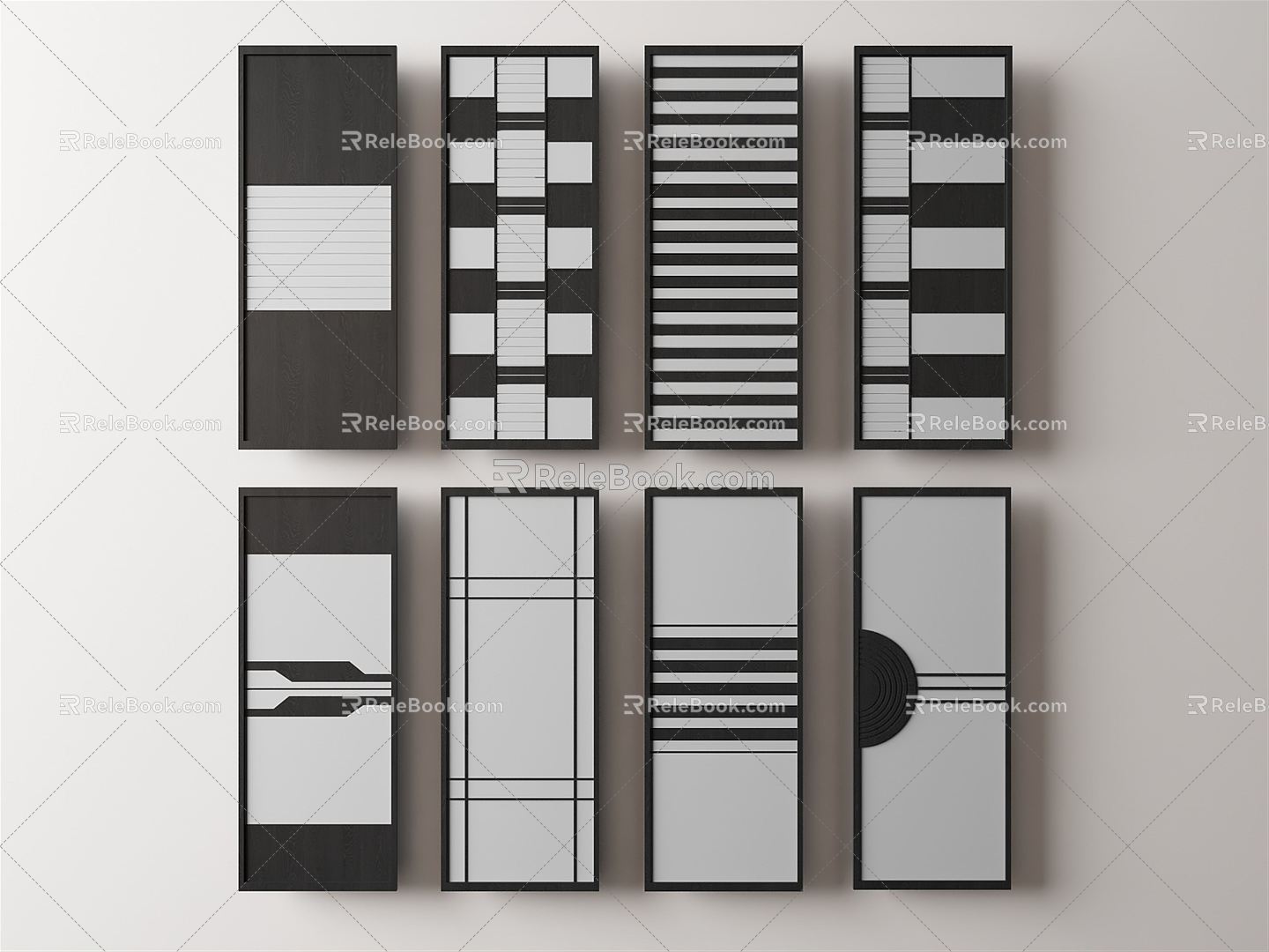 Modern sliding door model