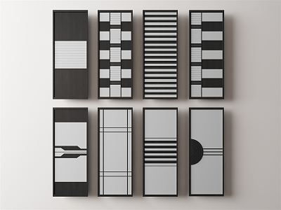 Modern sliding door model