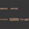 3D Rendered Decorative Stone Arch Structures With Various Architectural Designs