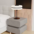 Table lamp table lamp side 3d model