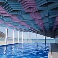 Modern ceiling shape 3d model