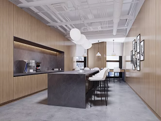 Modern pantry 3d model