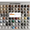 PBR material ball wall panel background wall PBR material 3d model