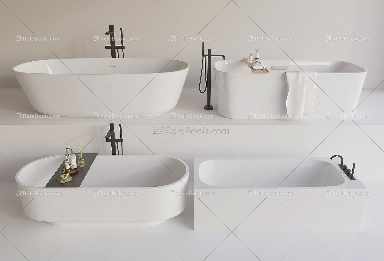 Modern Bathtub 3d model