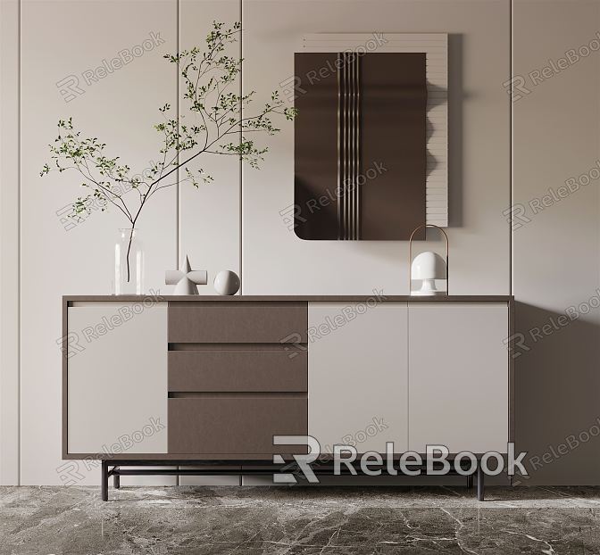 Modern Sideboard Decorative Cabinet model