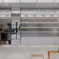 RUISA Specialty Store Modern Exterior With Glass Doors And Shelf Display Area
