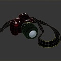 Nikon camera SLR SLR camera card machine 3d model