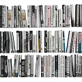 Various Genres Of Books Magazines Neatly Stacked On Shelves For Reading