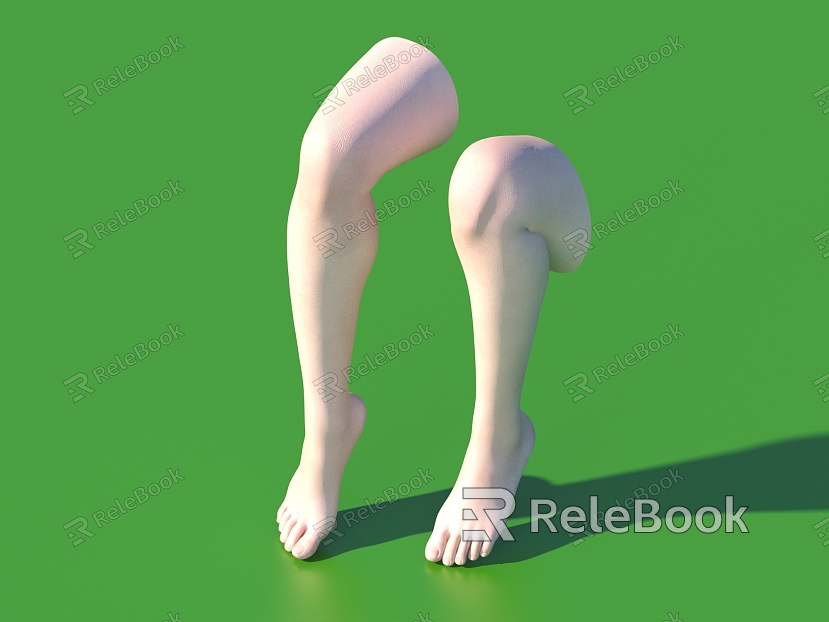 Manicure of Human Foot Model model