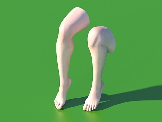 Manicure of Human Foot Model 3d model