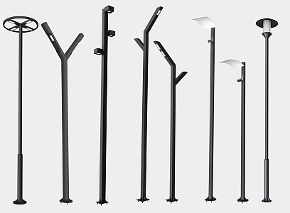 Modern street lamp outdoor lamp landscape lamp high pole lamp 3d model