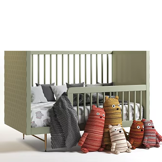 Modern Children's Bed 3d model