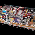 Colorful Indoor Playground For Kids Featuring Slides Climbing Frames And Interactive Play Areas