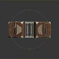 Accordion Cartoon Accordion Animation Accordion Ancient Accordion Barrel Classical Musical Instruments Organ 3d model