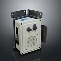 Mountable Computer Electronic Control Device With Knobs And Speaker Panel