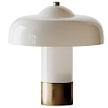 Elegant Modern Table Lamp With White Lampshade And Gold Base Design