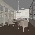 New Chinese Wine Cellar 3d model