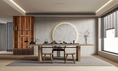 New Chinese Tea Room 3d model