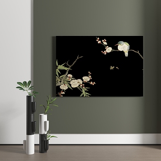 New Chinese abstract decorative painting 3d model