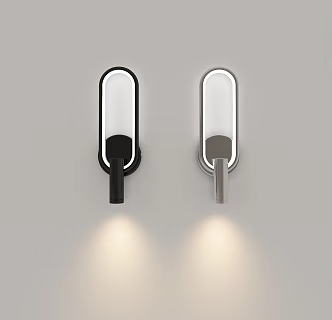 Modern minimalist wall lamp 3d model