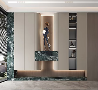 Modern Entrance 3d model
