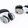 Modern Over Ear Headphones With Comfortable Ear Cups And Sleek Gray Black Design