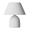 Elegant Table Lamp with Beige Linen Shade and Black Marble Base Featuring White Veins