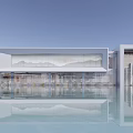 Modern Sales Office Architecture Exhibition Hall Architecture Art Gallery Architecture 3d model
