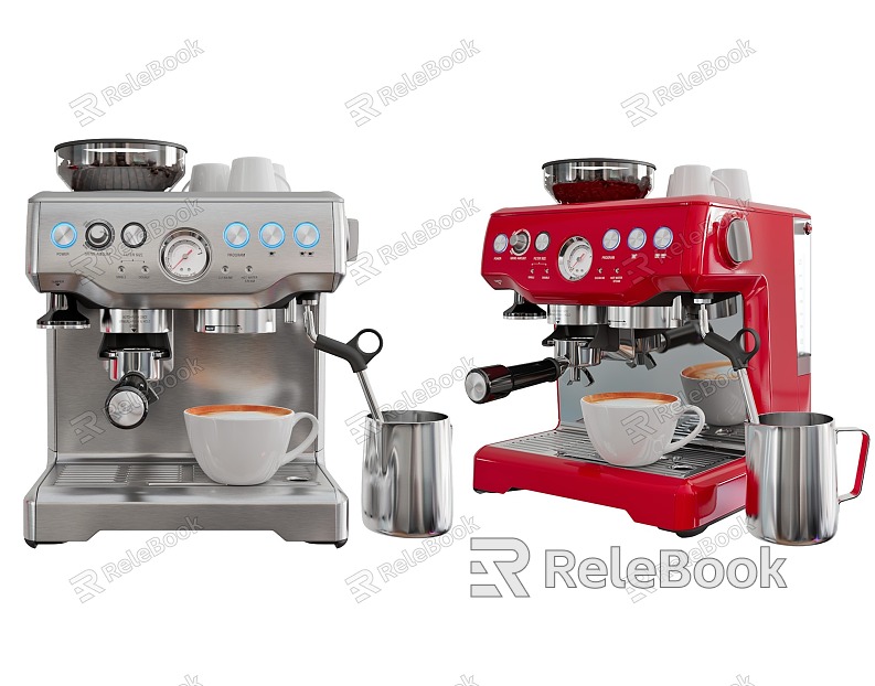 Modern coffee machine model