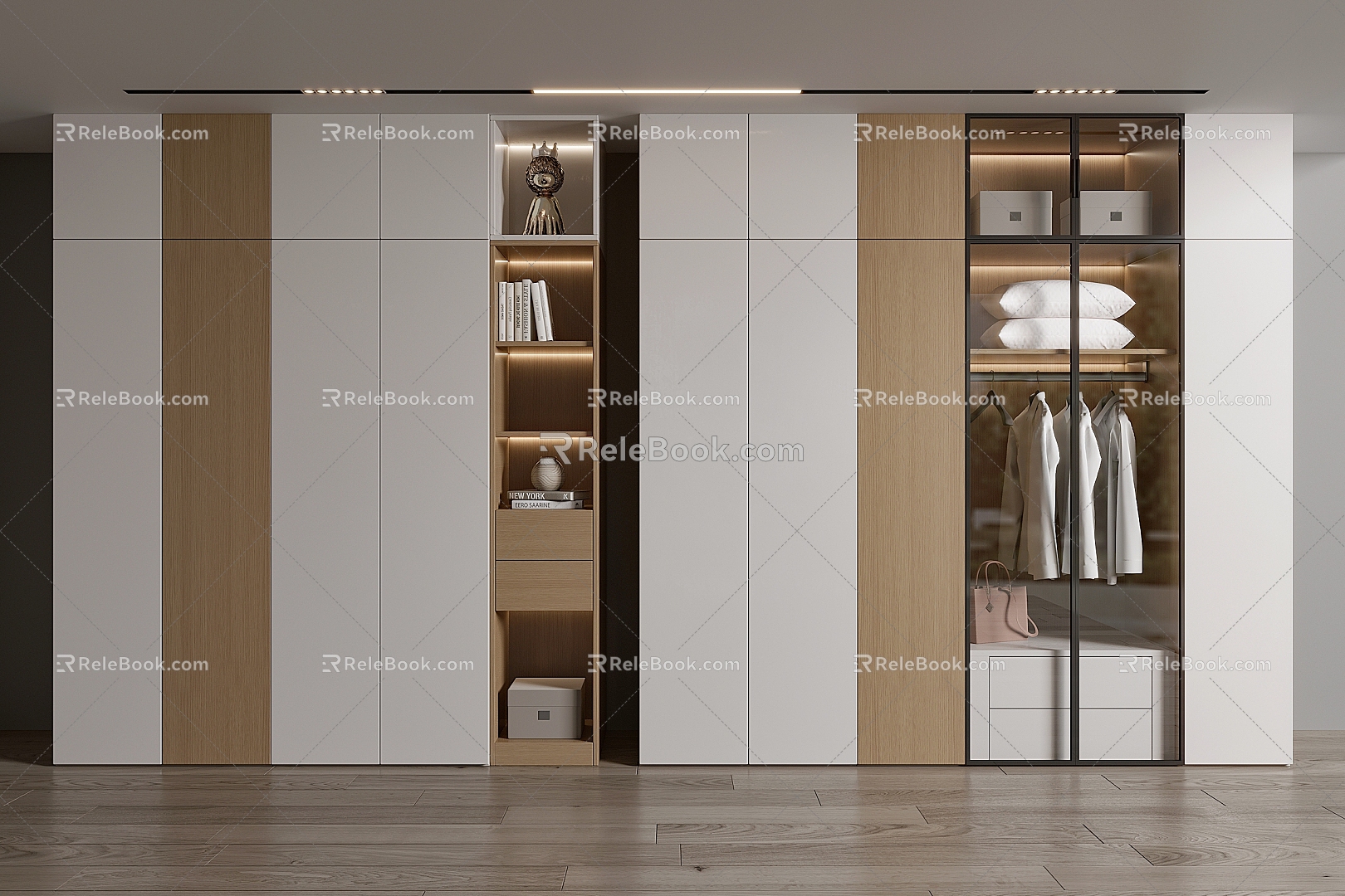 Modern wardrobe 3d model