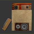 Wooden Speakers With Various Styles And Sizes For Electronic Appliance
