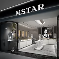 MSTAR Luxury Jewelry Boutique Interior With Modern Display Counters And Elegant Design
