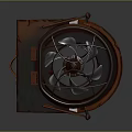Efficient CPU Cooler with Fan Aluminum Heatsink and Copper Pipes for Desktop PC