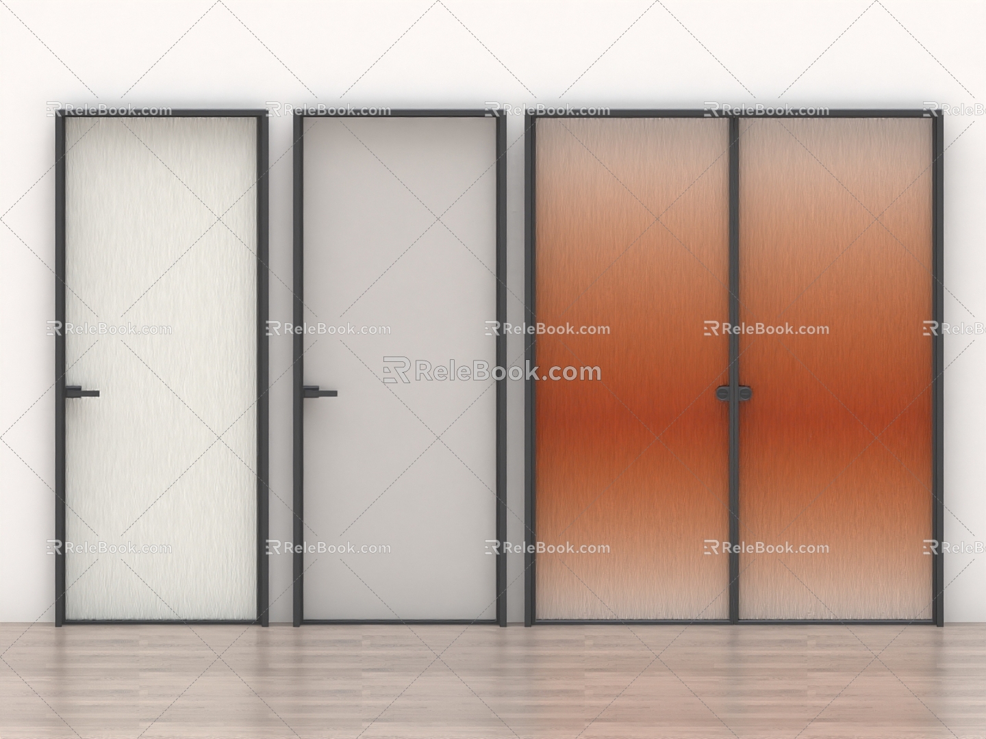 Door glass door bedroom door conference room door sliding door paint door security door office door 3d model