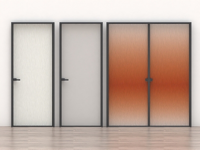 Door glass door bedroom door conference room door sliding door paint door security door office door 3d model