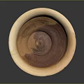 Handmade Terracotta Clay Pot With Carved Patterns And Wide Mouth Design